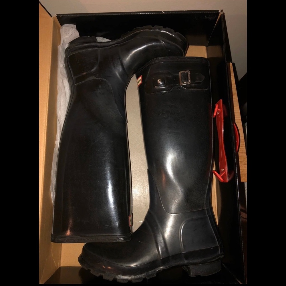 Black Hunter Rain Boots 7